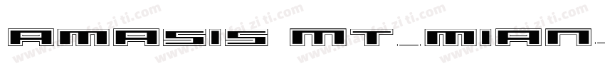 Amasis MT_mian字体转换
